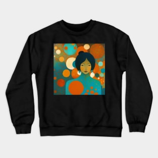 Asian Abstract Crewneck Sweatshirt